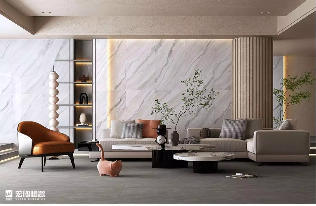 GA黄金甲极光石TPEBM157006瓷砖地砖装修效果图