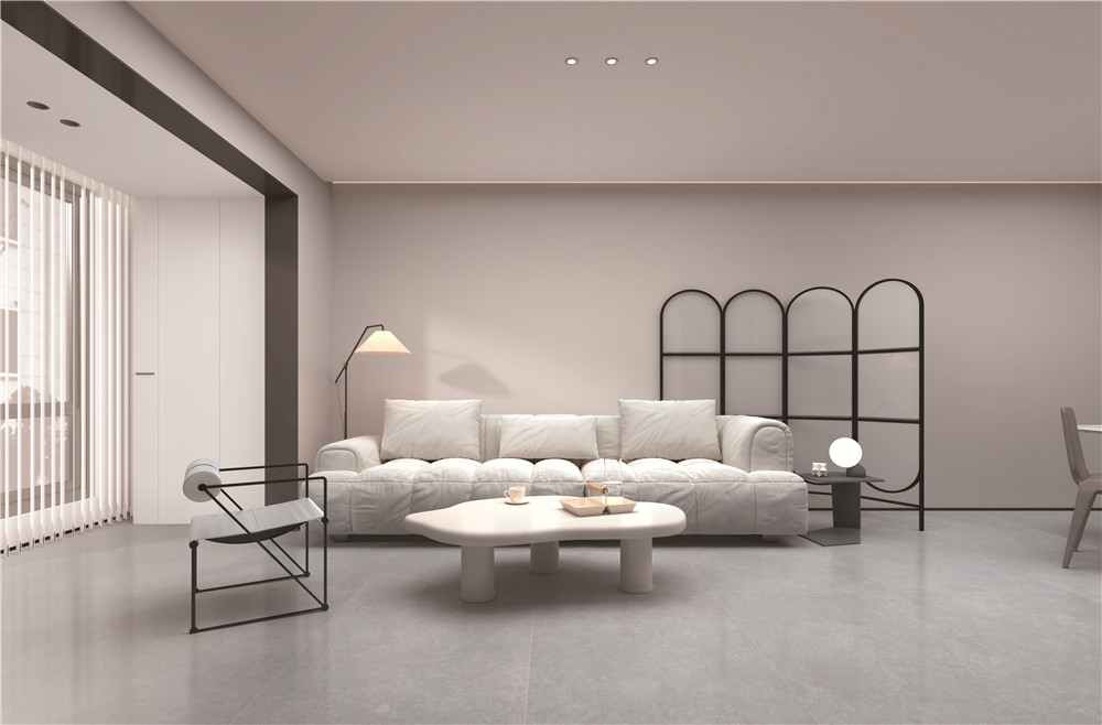 GA黄金甲质感砖客厅效果图